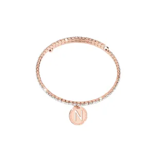 Rebecca My World Rose Gold Glam Bangle - N