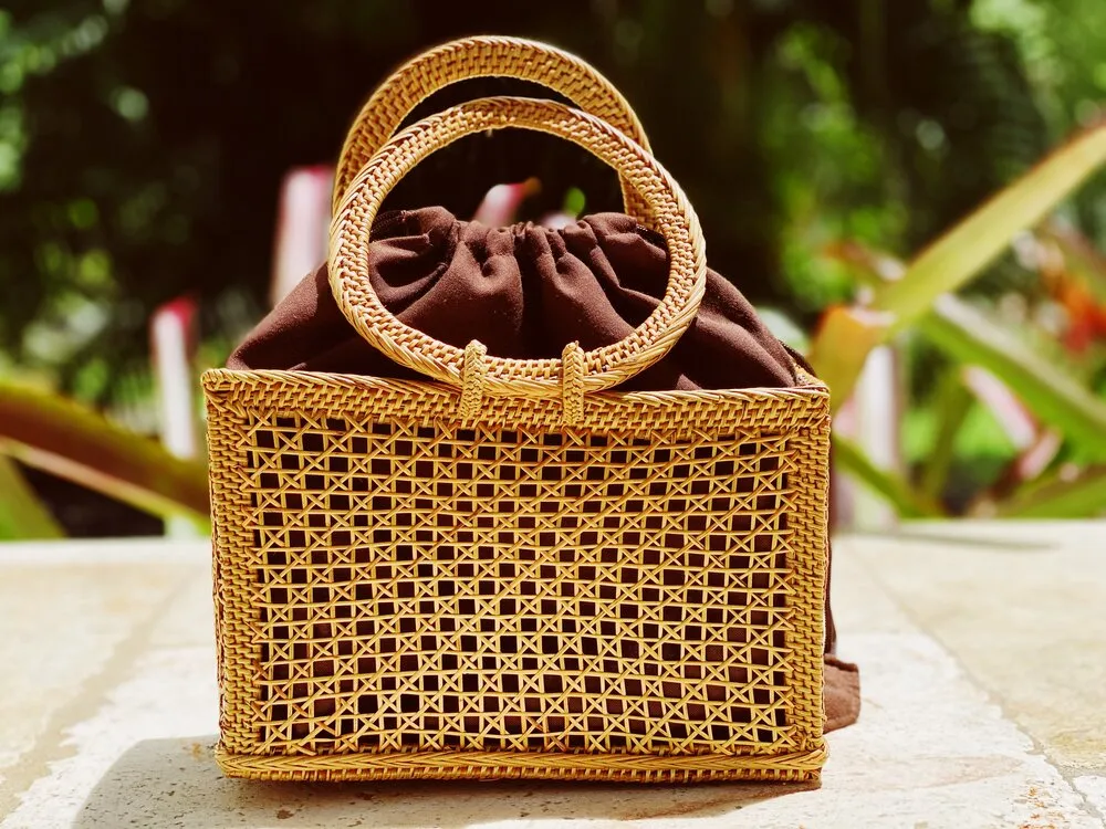 Rectangle Bamboo Bag