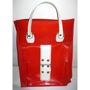 Red Mod High Gloss Vinyl Travelbag