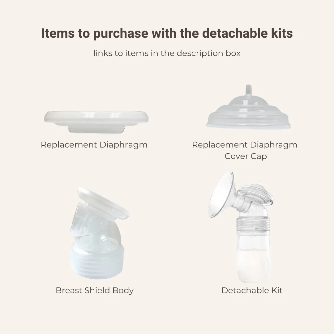 Replacement Diaphragm for Detachable Breast Shield