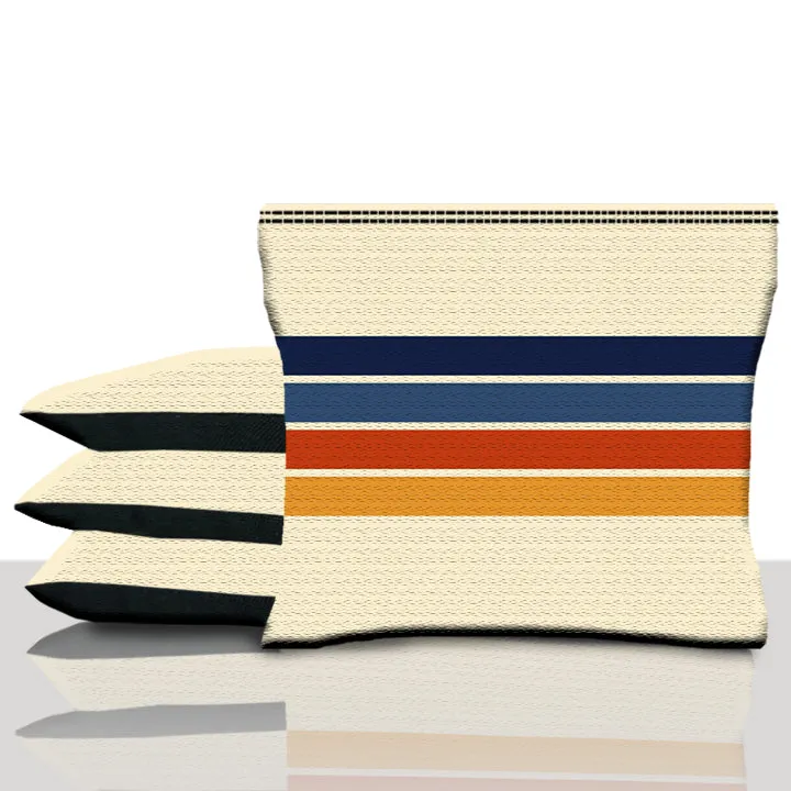 Retro Colors Cornhole Bags