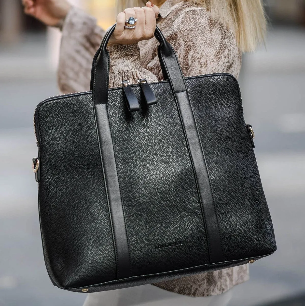 Rhodes Laptop Bag - Black
