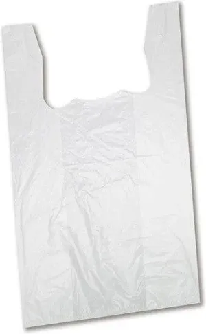 RiteSource - 11.5" x 6.5" x 22", 0.85 Mil Low Density White Produce Bag, 17lb/Cs, 72Cs/sk - TLD5W