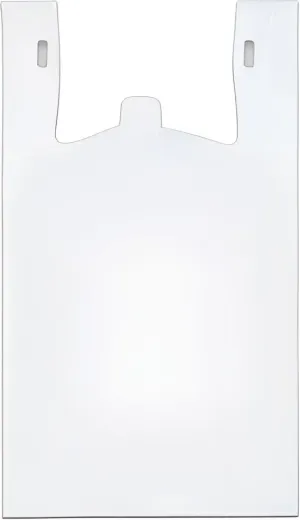 RiteSource - S10 White High Density T-Shirt Bags, 500/cs - THDS10W