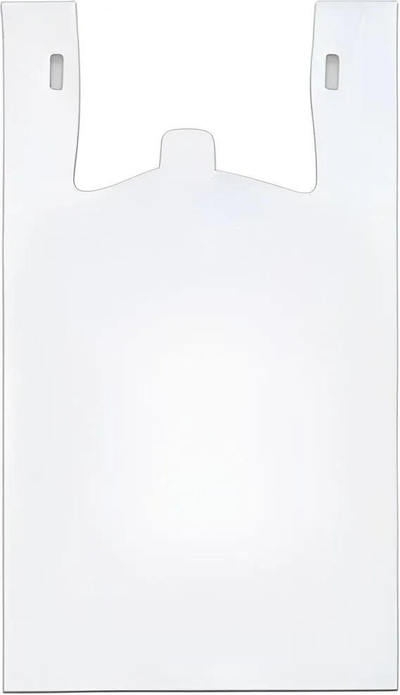 RiteSource - S10 White High Density T-Shirt Bags, 500/cs - THDS10W