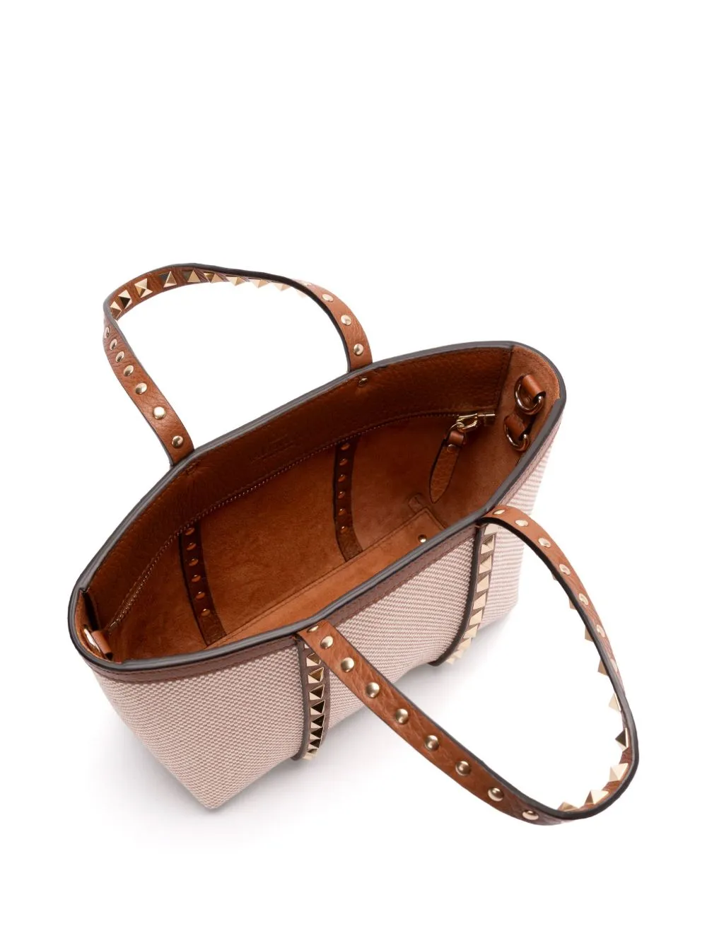 Rockstud canvas mini tote