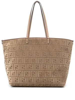 Roll large velvet tote bag