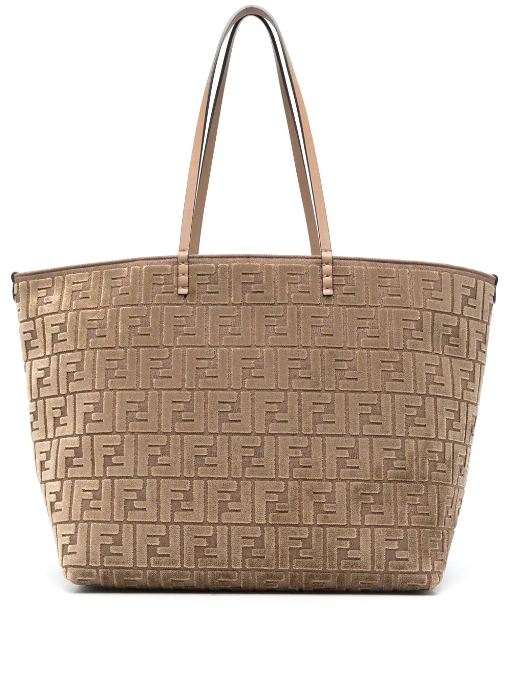 Roll large velvet tote bag