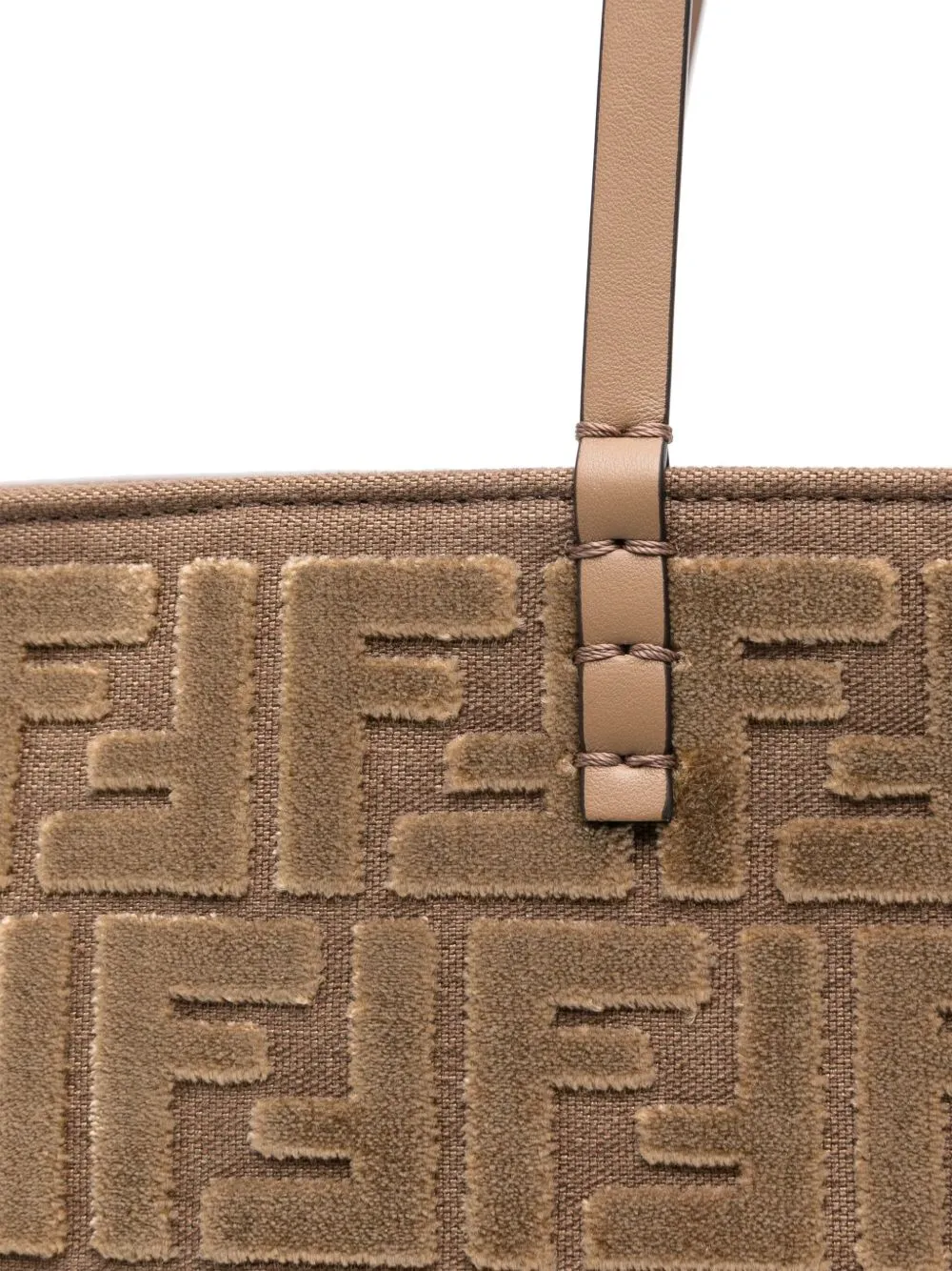 Roll large velvet tote bag