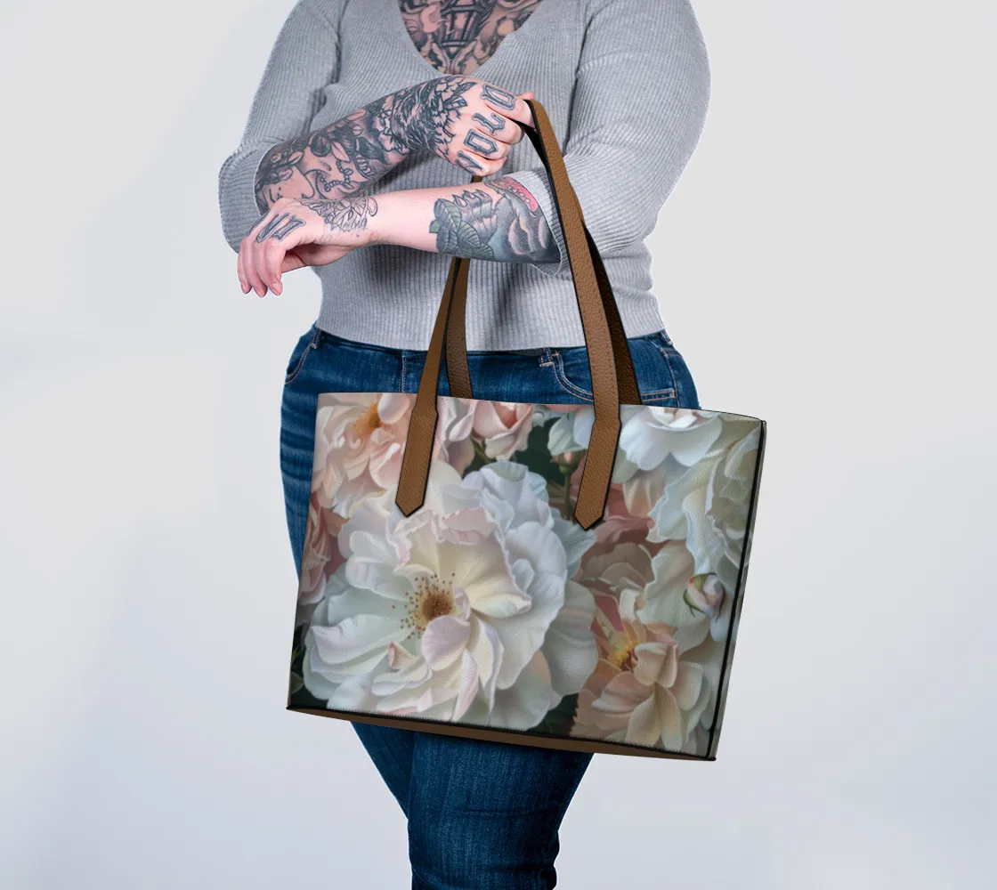 Roses 1 Vegan Leather Tote