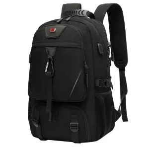 Rowi | Expandable 80L Travel Hiking Laptop Backpack with USB Charger