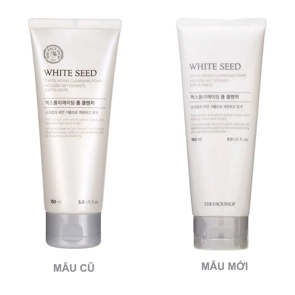 Sữa Rửa Mặt The Face Shop White Seed Sáng Da 150g