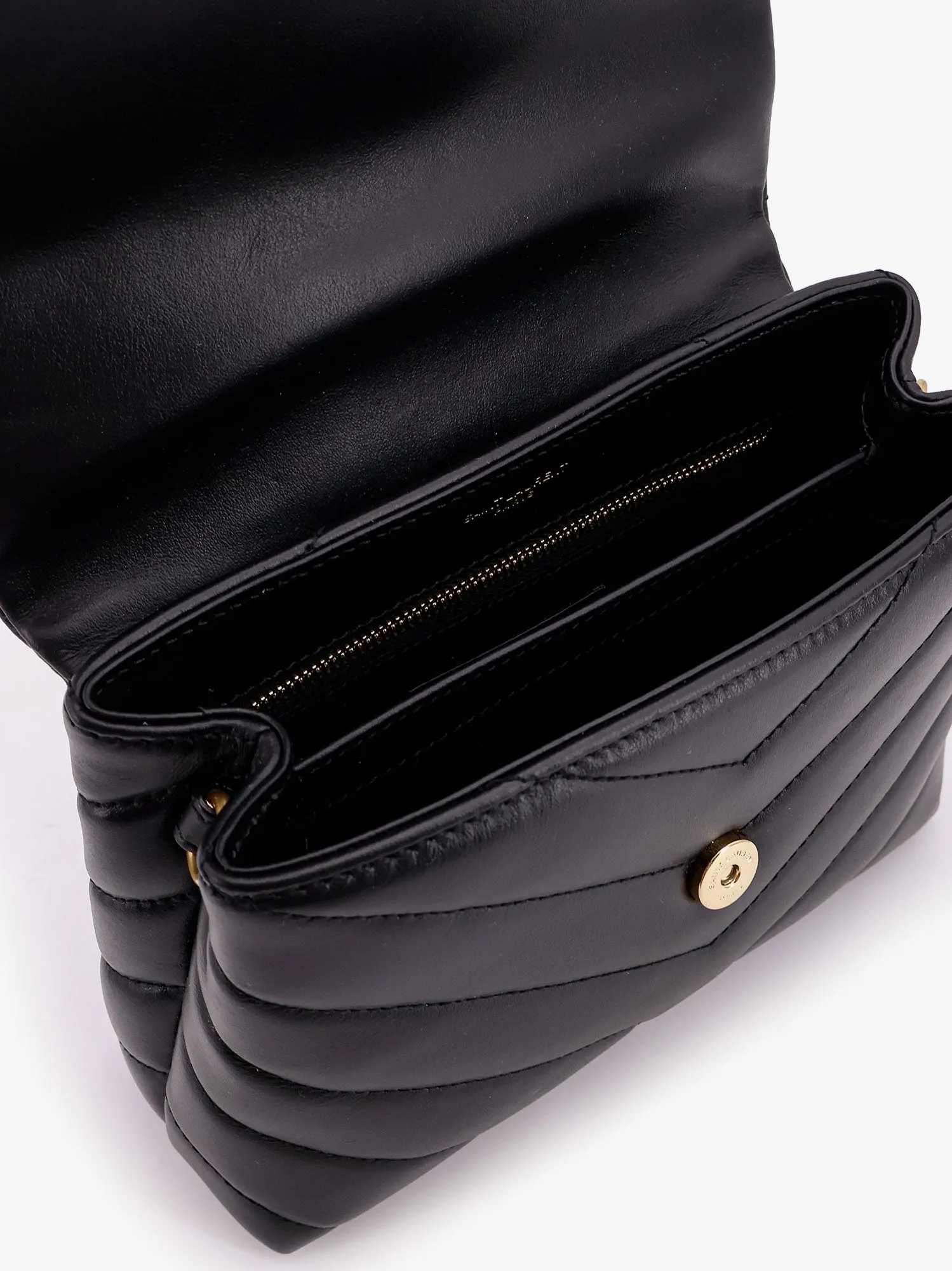 Saint Laurent Lou Lou Mini Matelass�� Leather Shoulder Bag