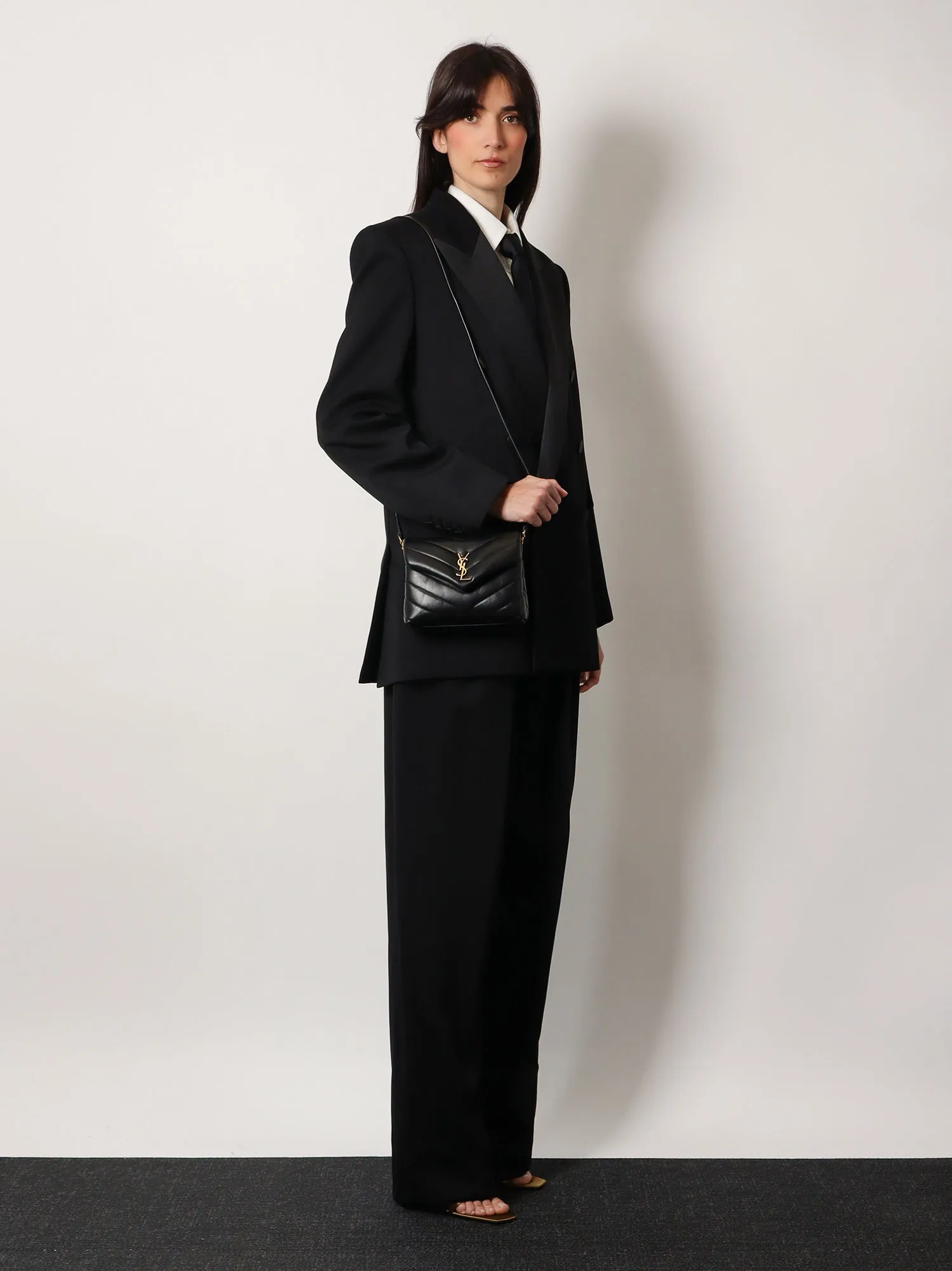 Saint Laurent Lou Lou Mini Matelass�� Leather Shoulder Bag