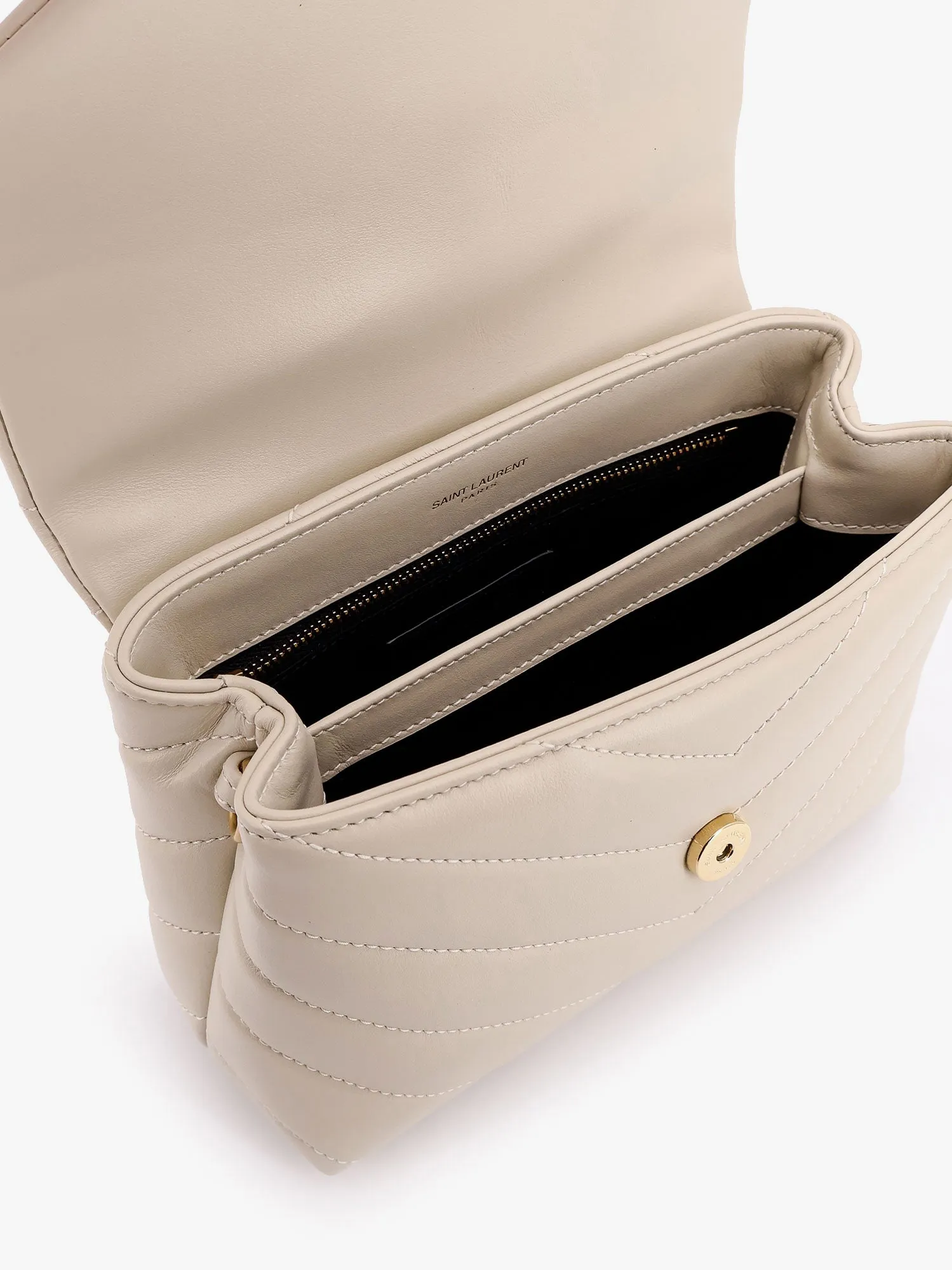 Saint Laurent Lou Lou Mini Matelass�� Leather Shoulder Bag