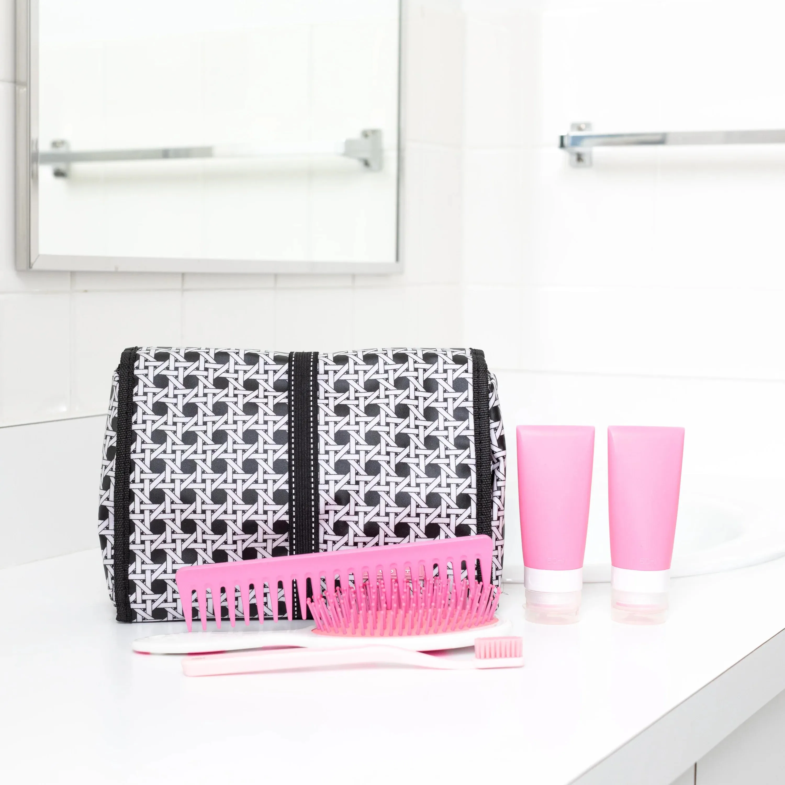 Scout Beauty Burrito Hanging Toiletry Bag - Silly Spring
