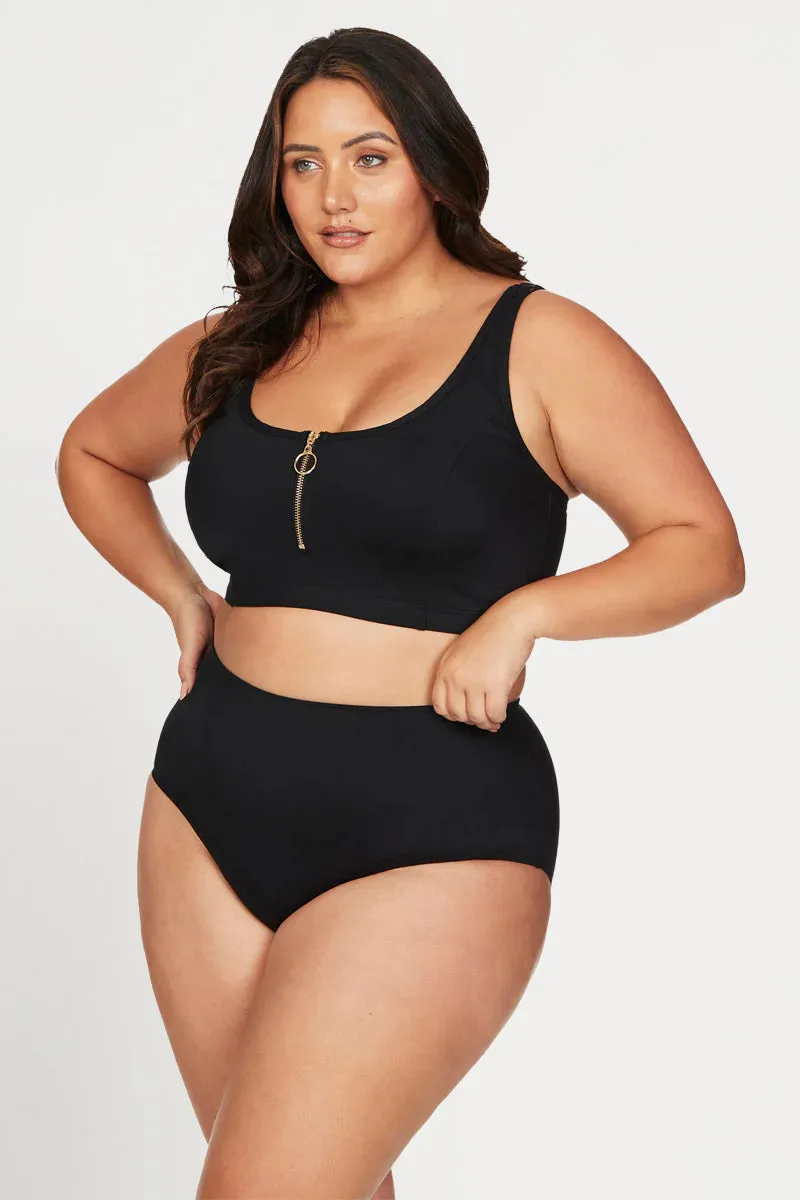 Sculpt Control Bikini Top In Black - ArteSands