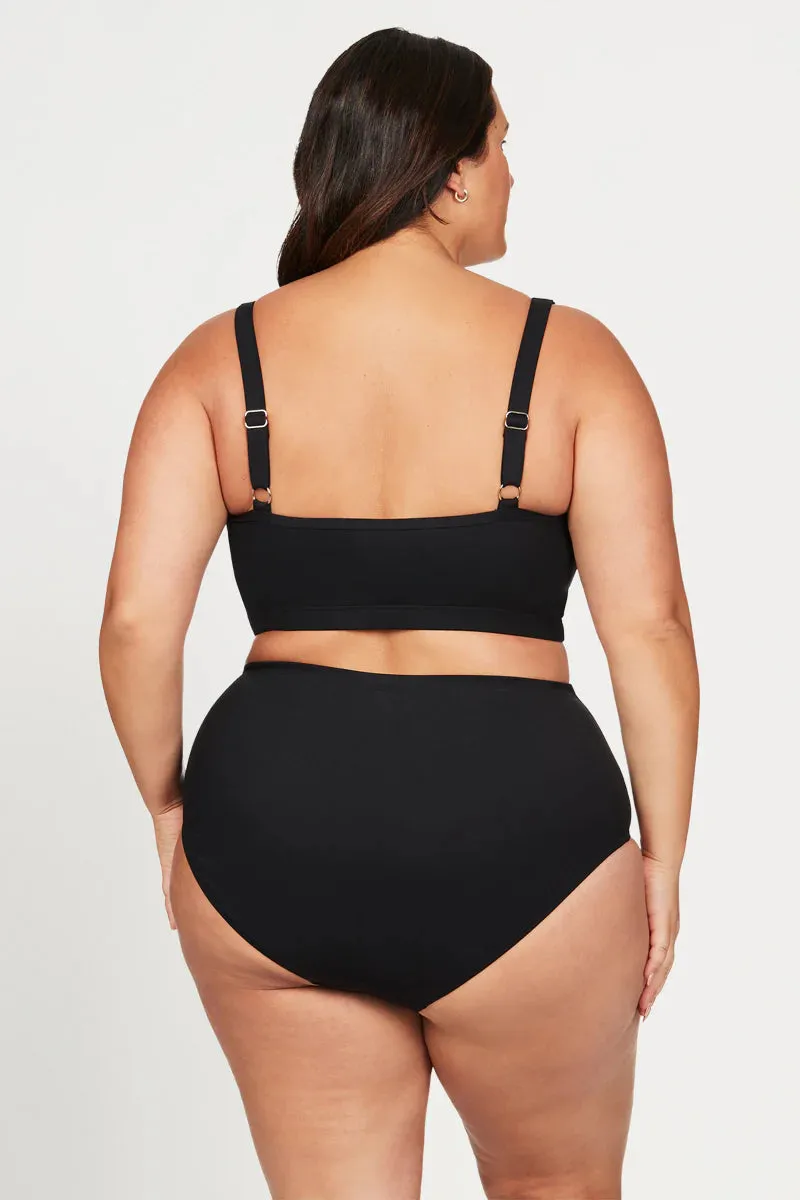 Sculpt Control Bikini Top In Black - ArteSands