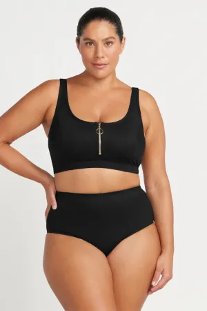 Sculpt Control Bikini Top In Black - ArteSands