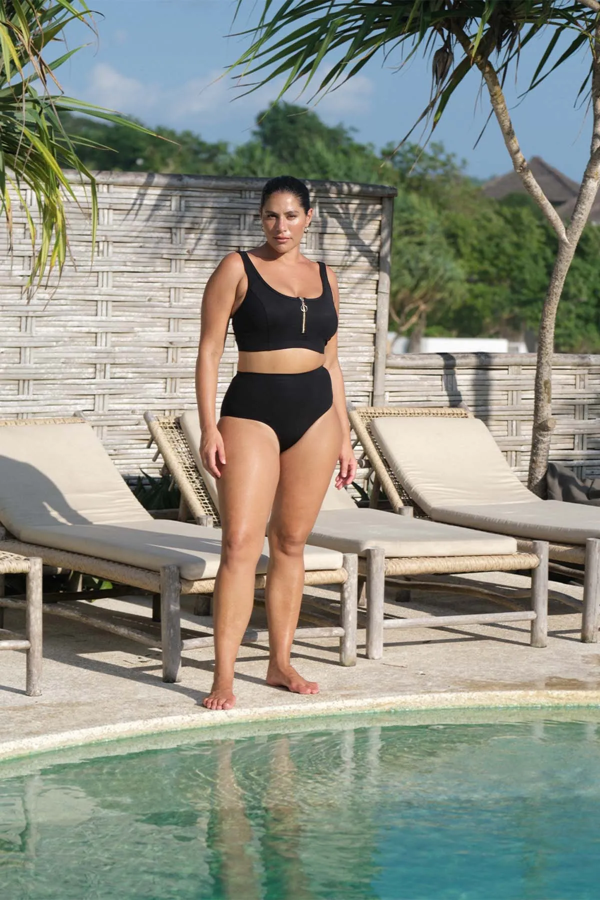 Sculpt Control Bikini Top In Black - ArteSands