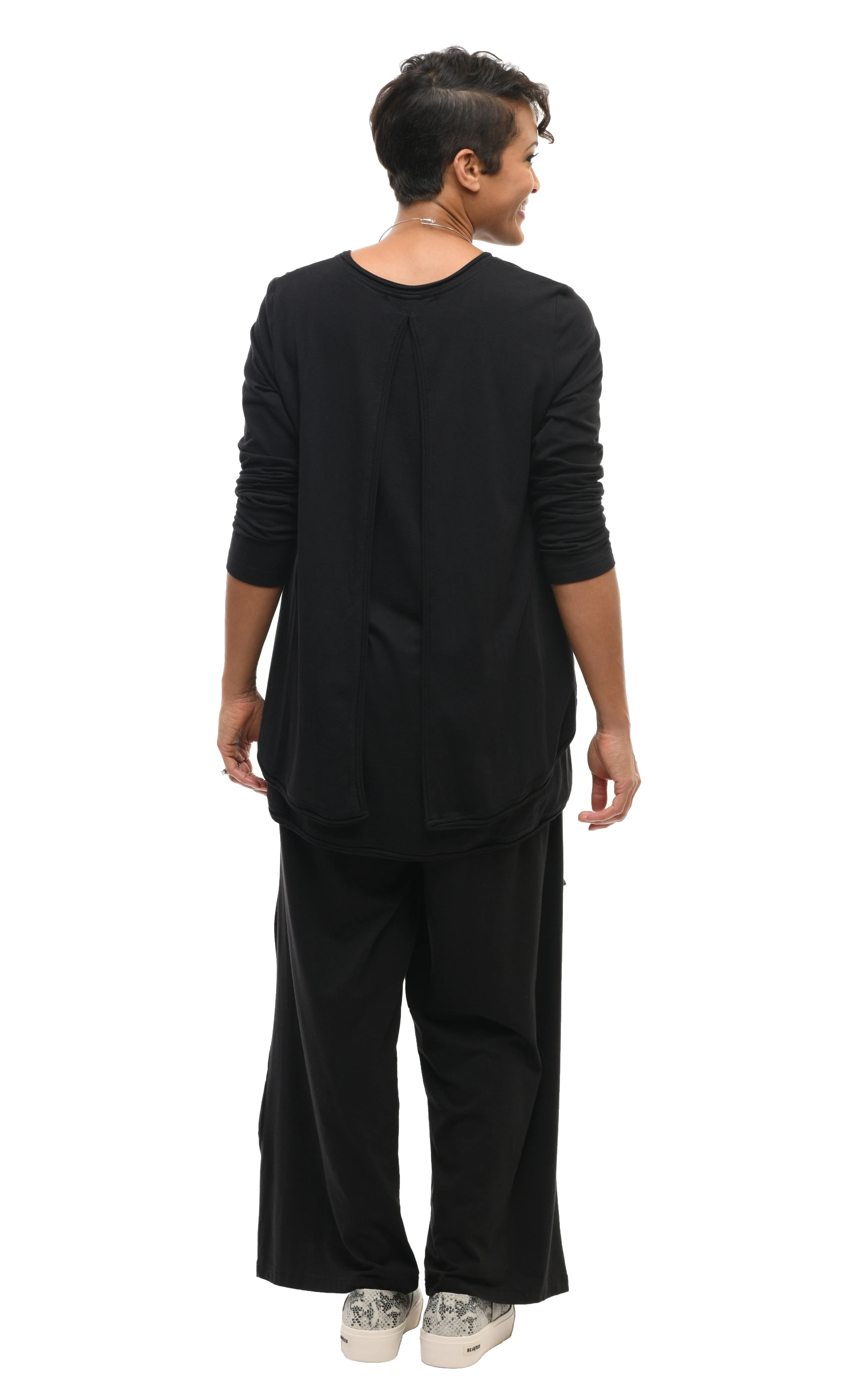 SDM126 Portia Pant in Solid Black*