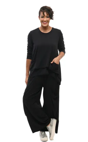 SDM126 Portia Pant in Solid Black*