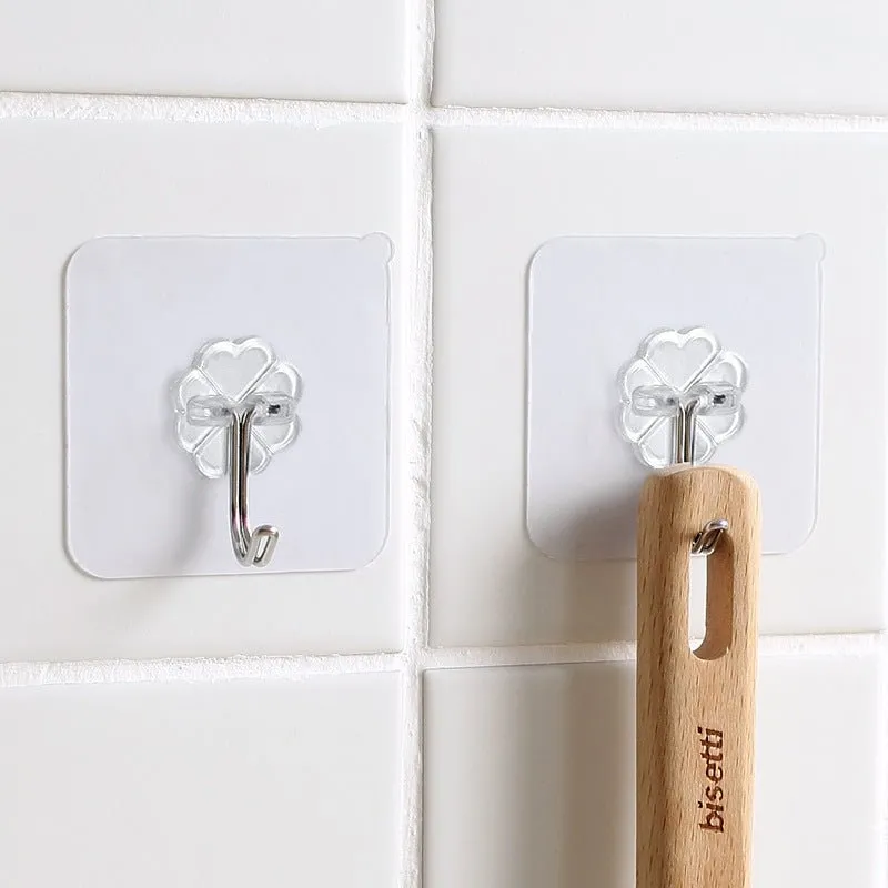 Seamless Adhesive Hook(10 Pcs)
