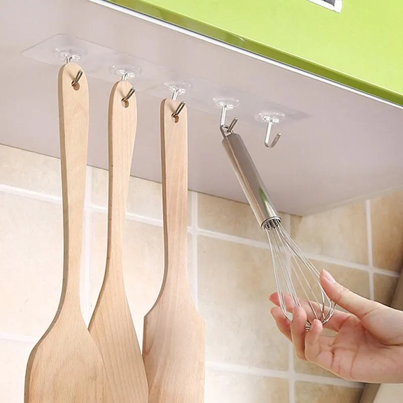Seamless Adhesive Hook(10 Pcs)