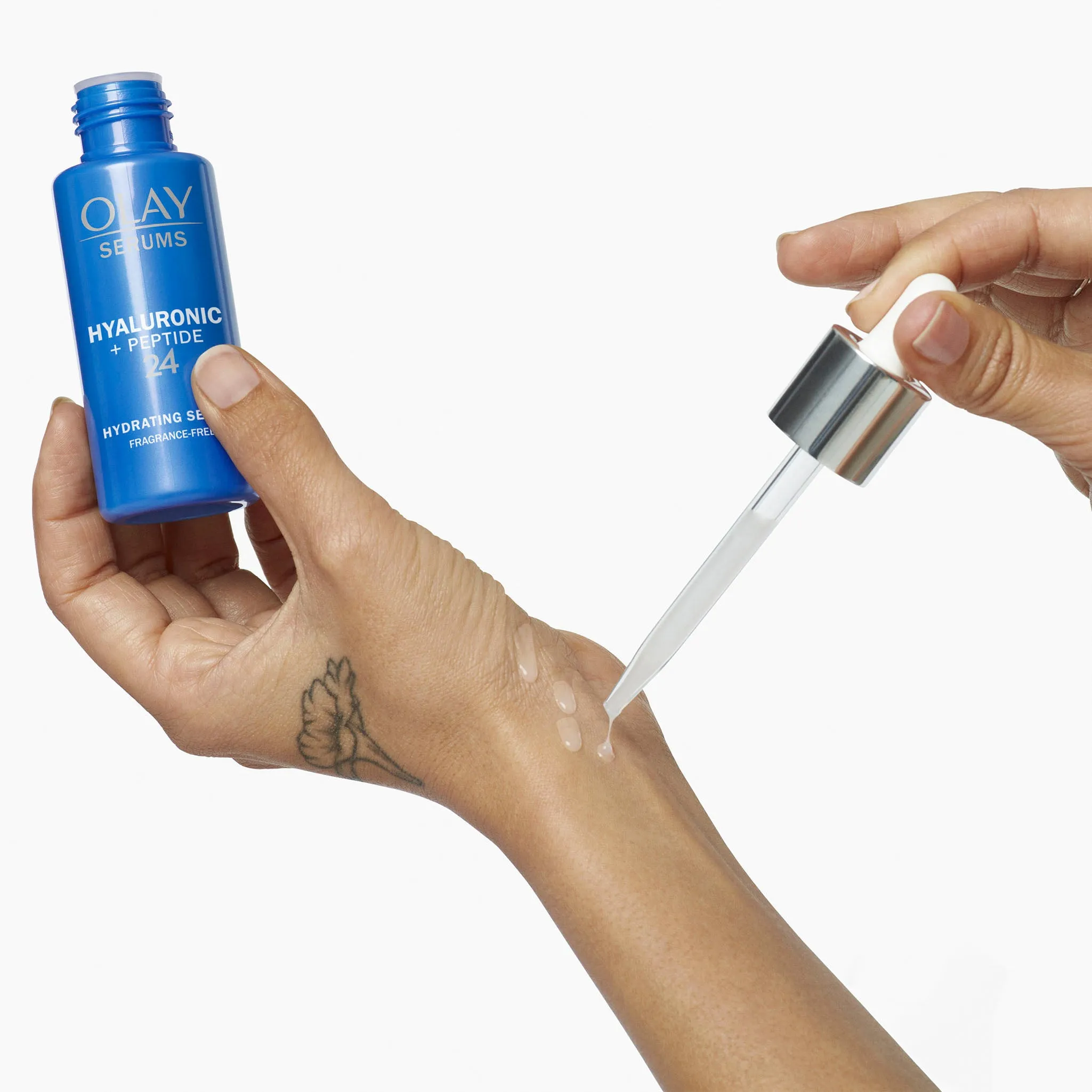 Serum Cấp Ẩm Olay Hyaluronic   Peptide 24 40ml