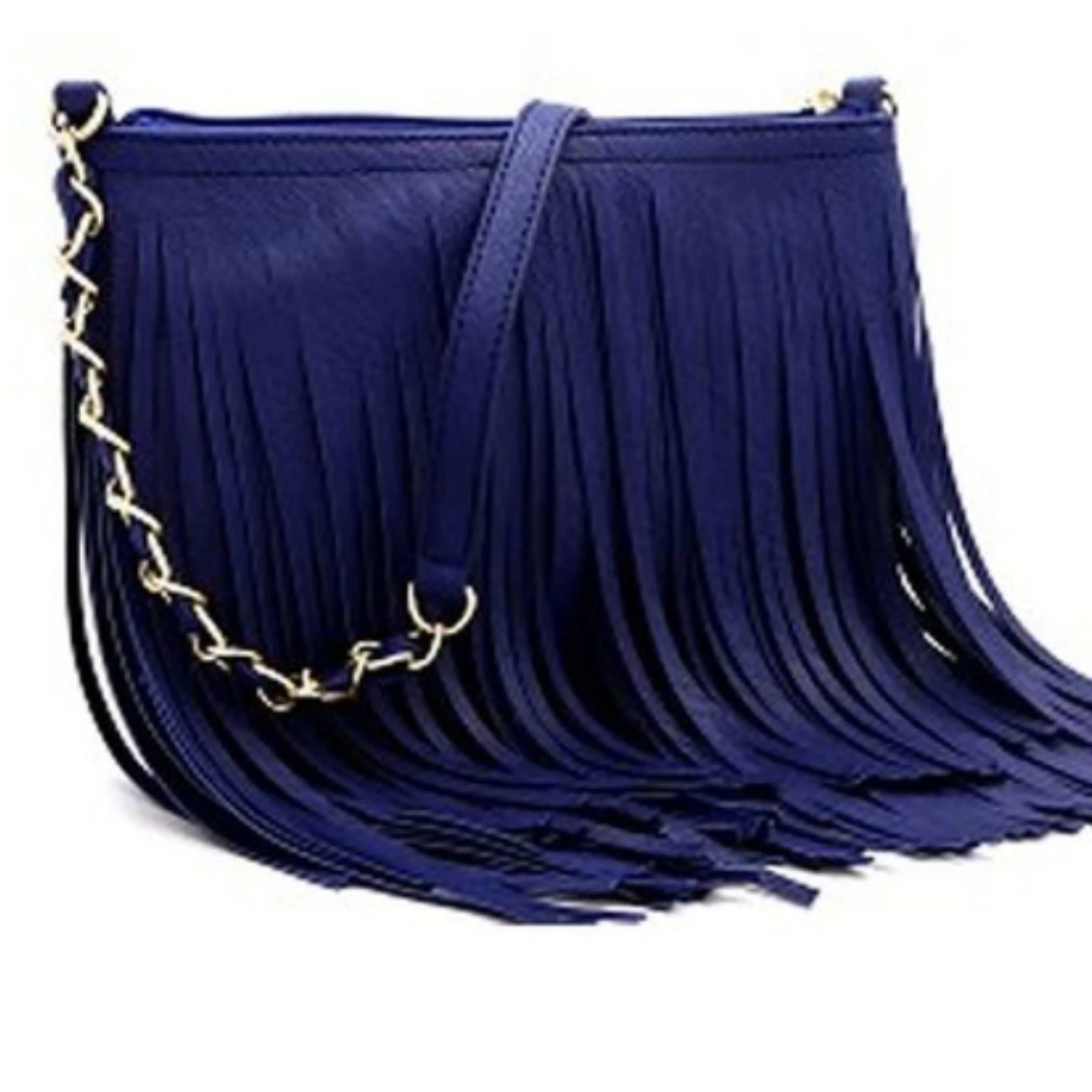Shaking Fringes Purse (Camel)