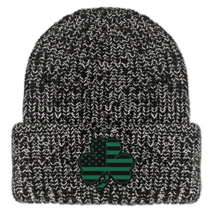 Shamrock Stars & Stripes Tonal Chunky Knit