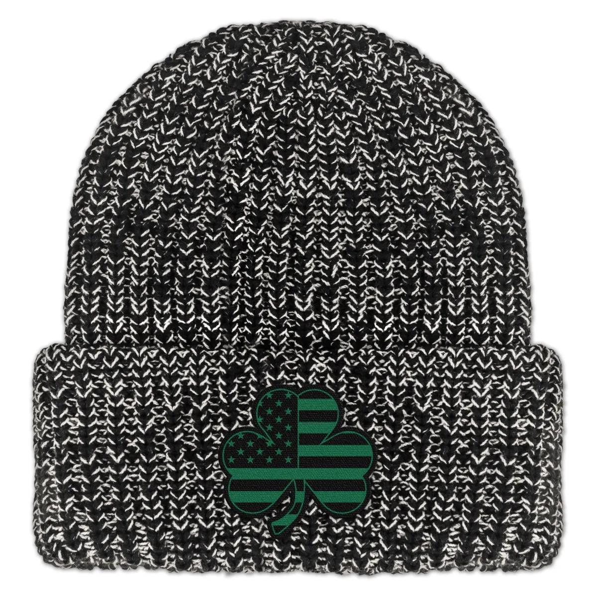Shamrock Stars & Stripes Tonal Chunky Knit