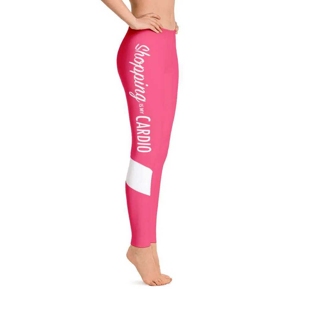 Shopping is My Cardio Leggings