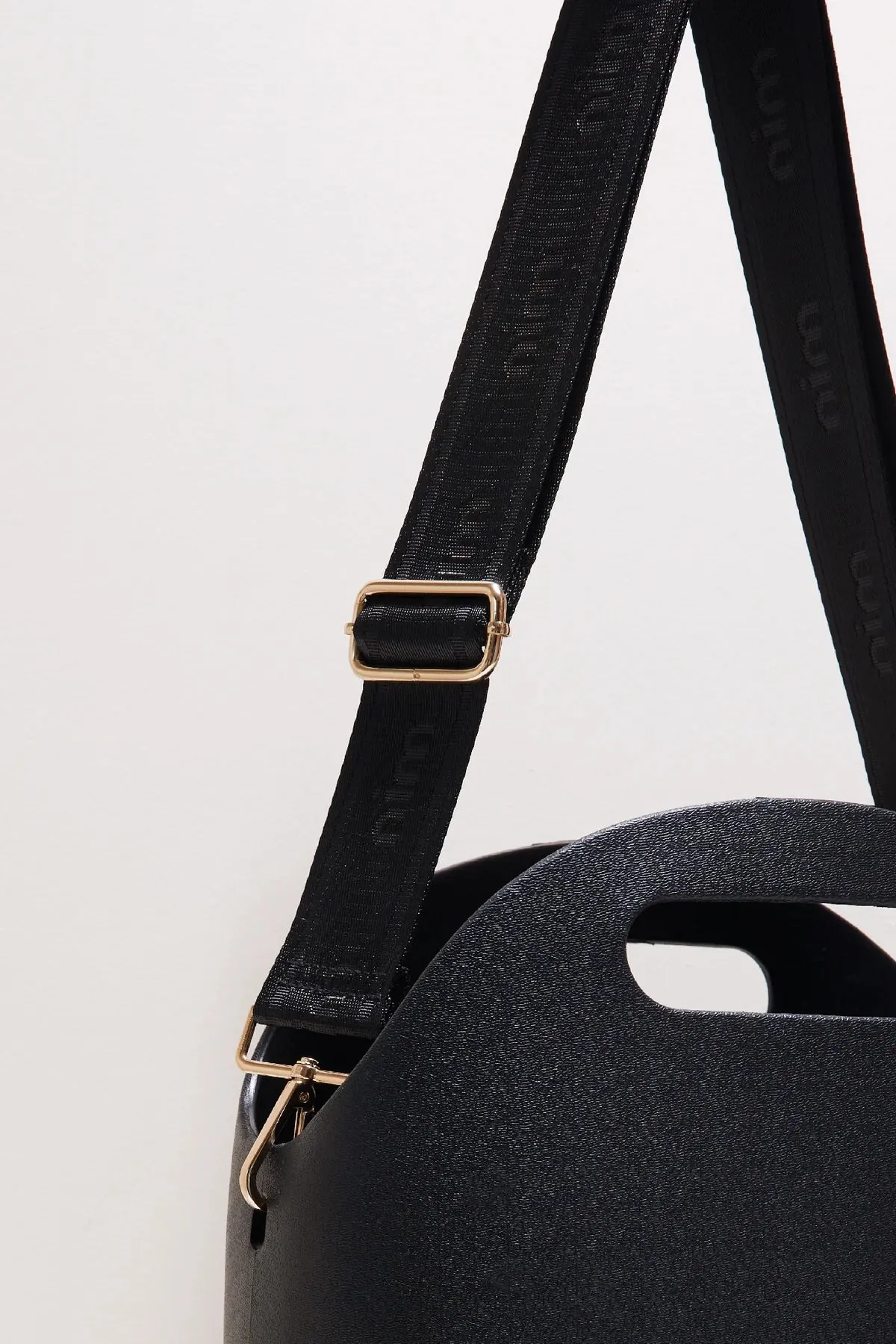 Shoulder Strap Black Mono & Gold