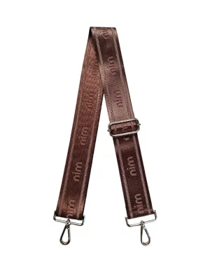 Shoulder Strap Cocoa Silver Mono