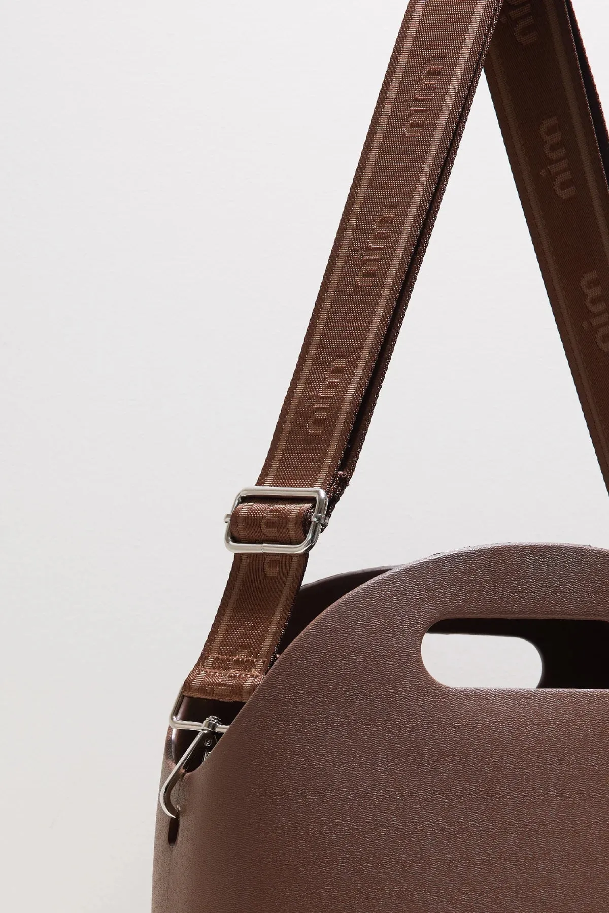 Shoulder Strap Cocoa Silver Mono