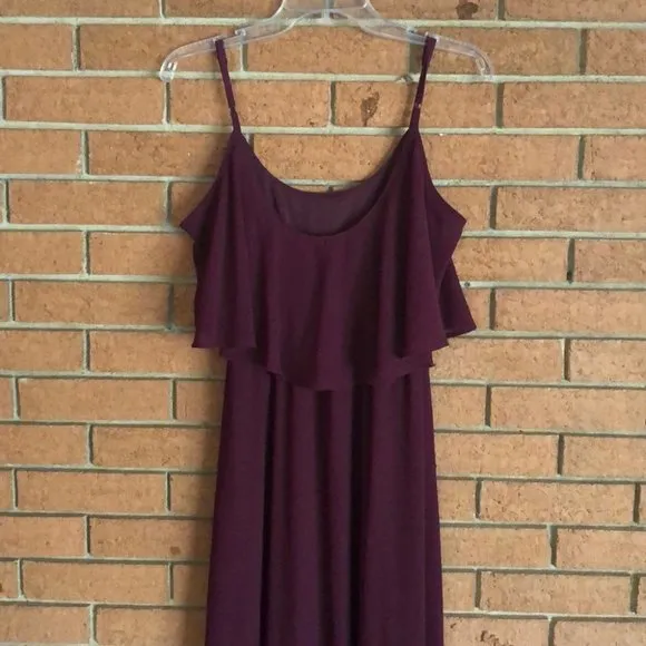 🍇SHOW ME YOUR MUMU🍇CAITLIN RUFFLE MAXI DRESS🍇