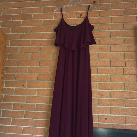 🍇SHOW ME YOUR MUMU🍇CAITLIN RUFFLE MAXI DRESS🍇