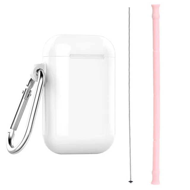 Silicone Straw w/travel case and Cleaning Tool !
