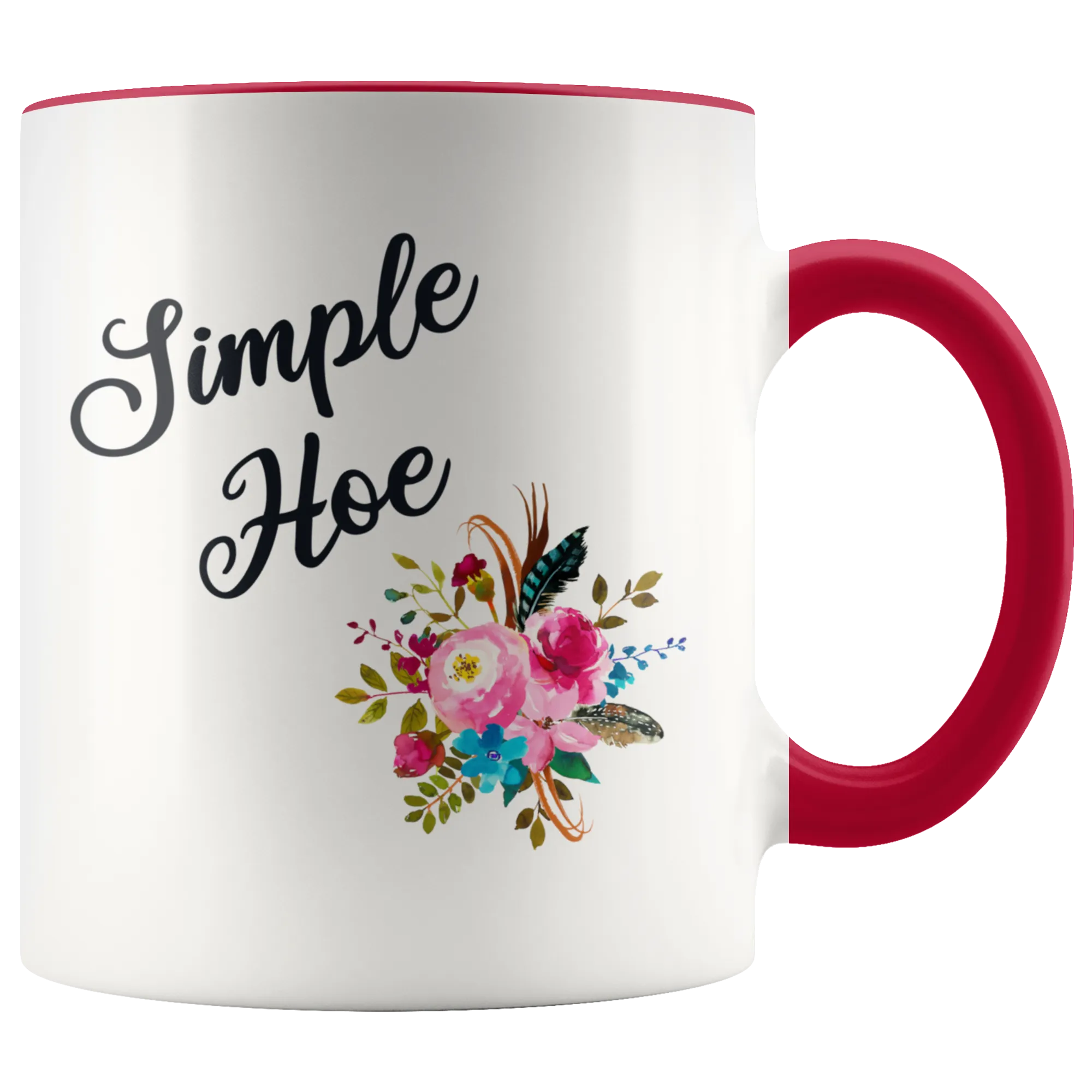 Simple Hoe Mug Funny Floral Coffee Cup Rude Gag Gift Idea Crass Insulting Best Friend Birthday Gifts