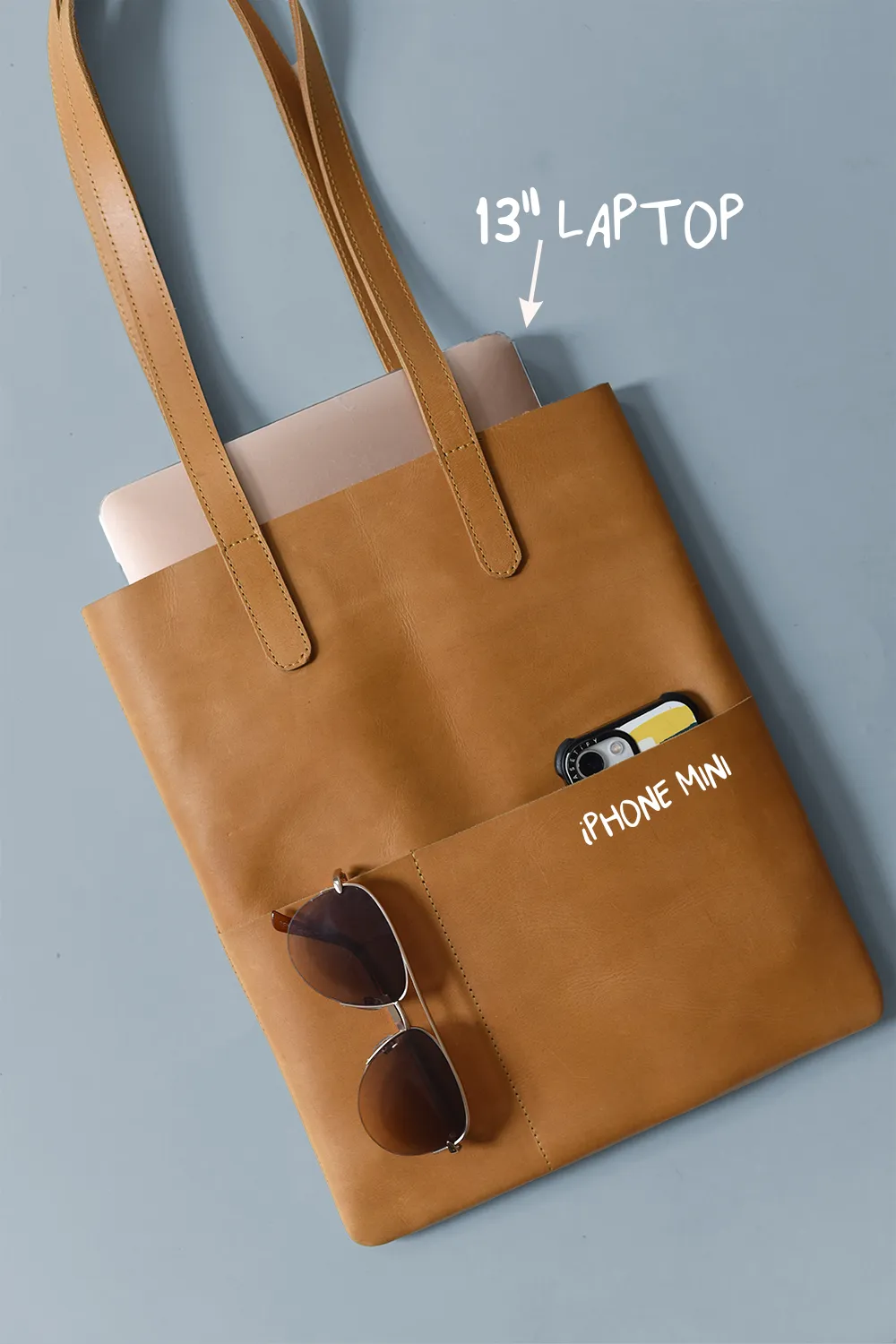 Slim Outside Pockets Handbag