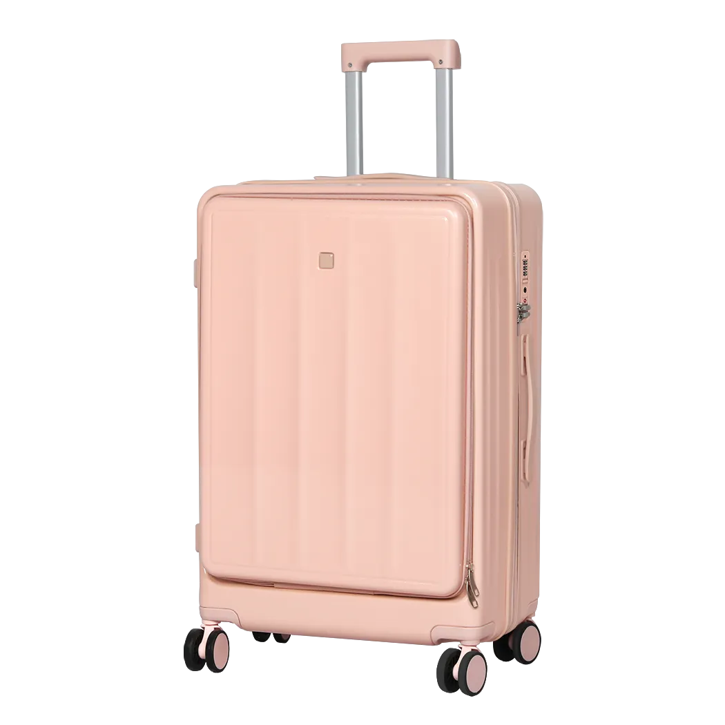 Slimbridge 26" Luggage Trolley Travel Hard Pink