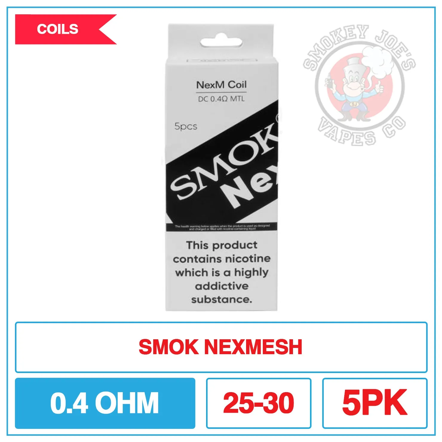 SMOK OFRF NexMesh Replacement Coils - 5pk