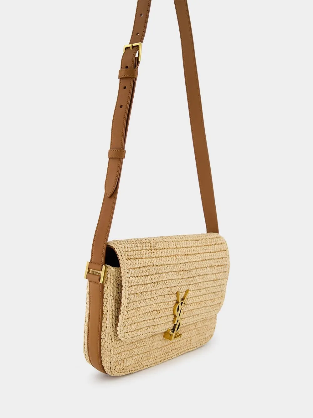 Solferino Raffia Shoulder Bag
