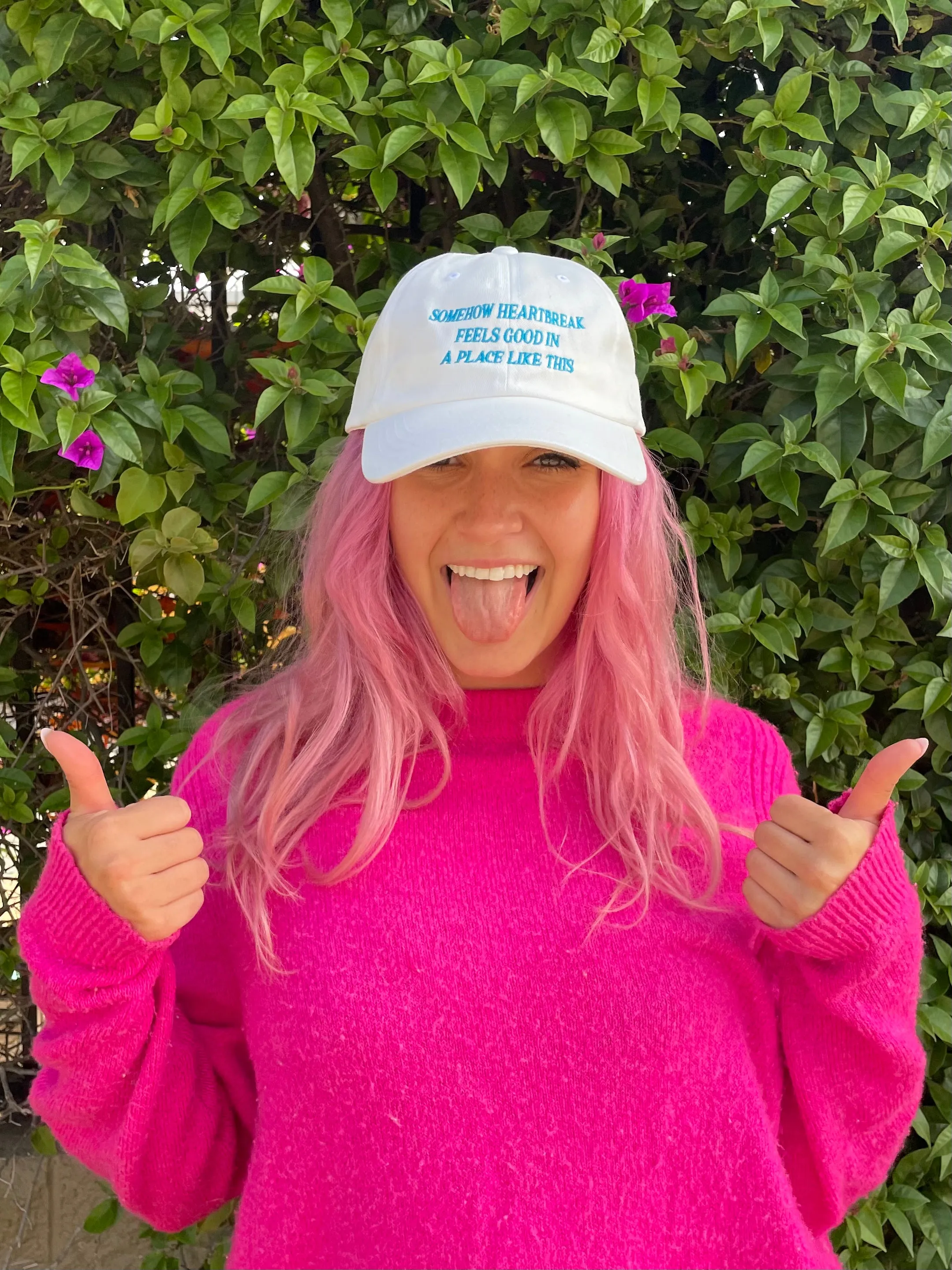 Somehow Heartbreak Feels Good In A Place Like This Hat