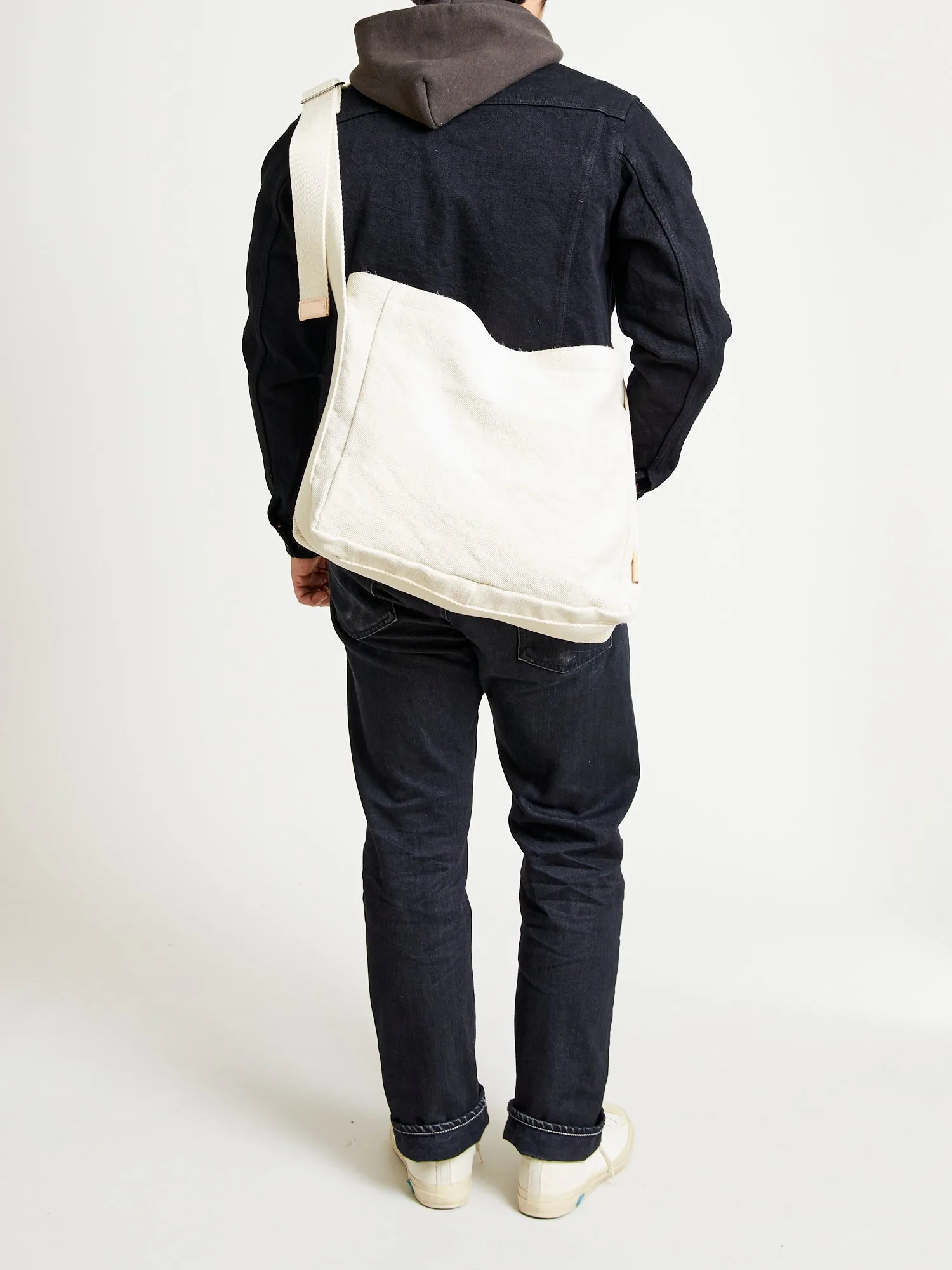 Square Shoulder Bag in Natural