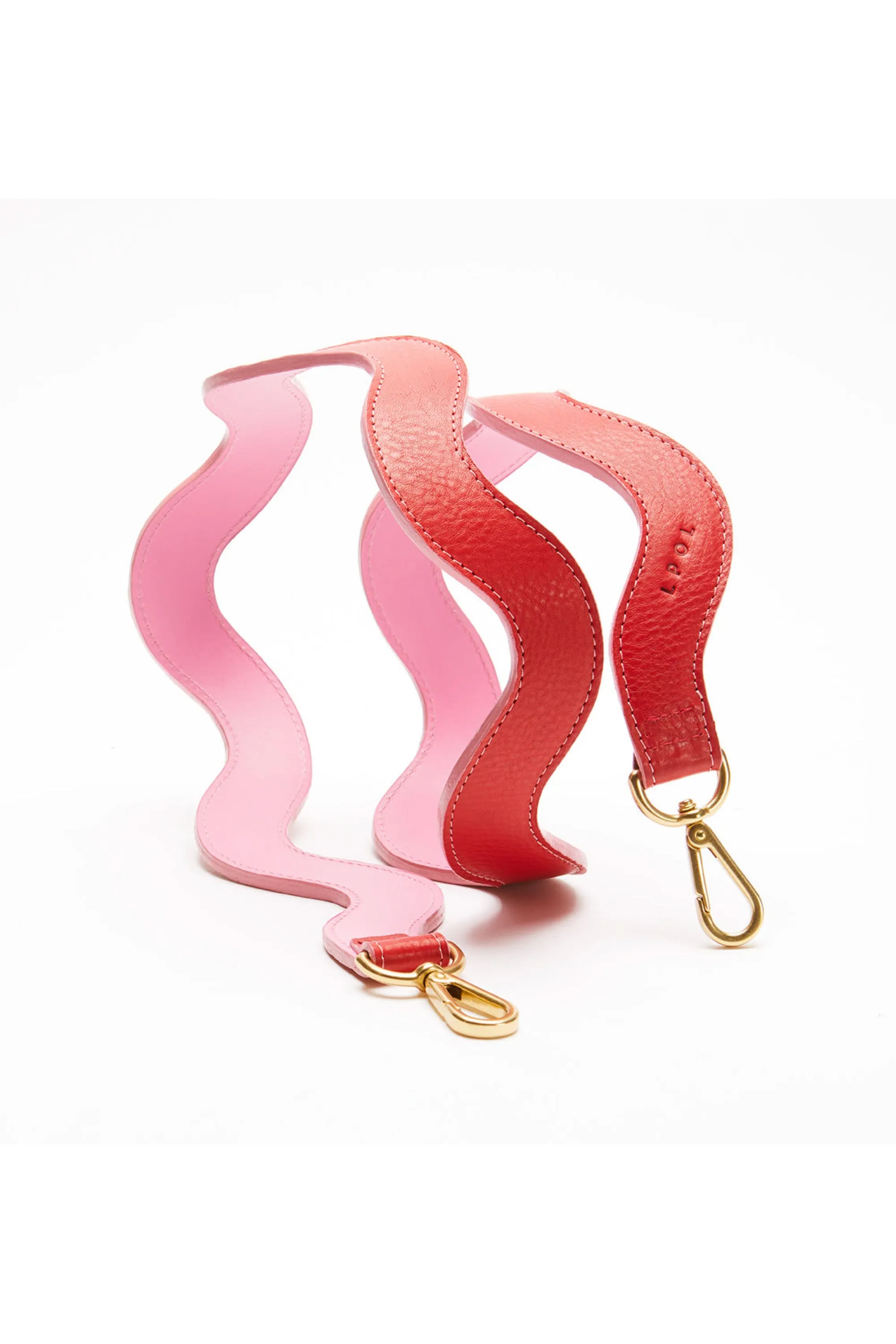 Squiggle Leather Shoulder Strap