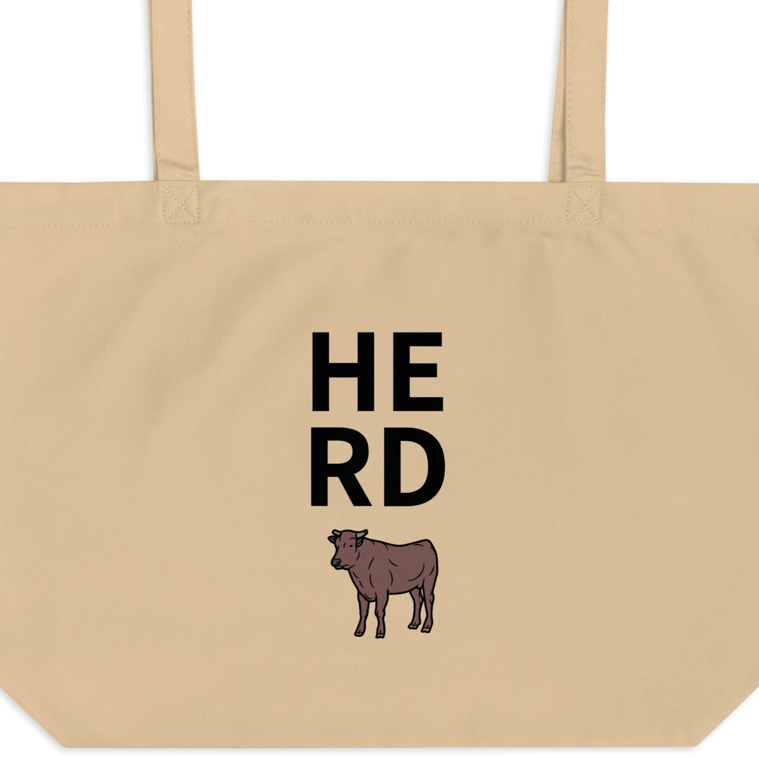 Stacked Cattle Herd X-Large Tote/ Shopping Bags