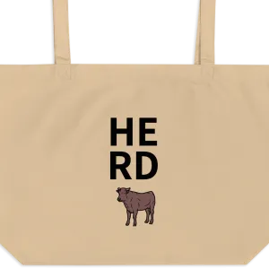 Stacked Cattle Herd X-Large Tote/ Shopping Bags