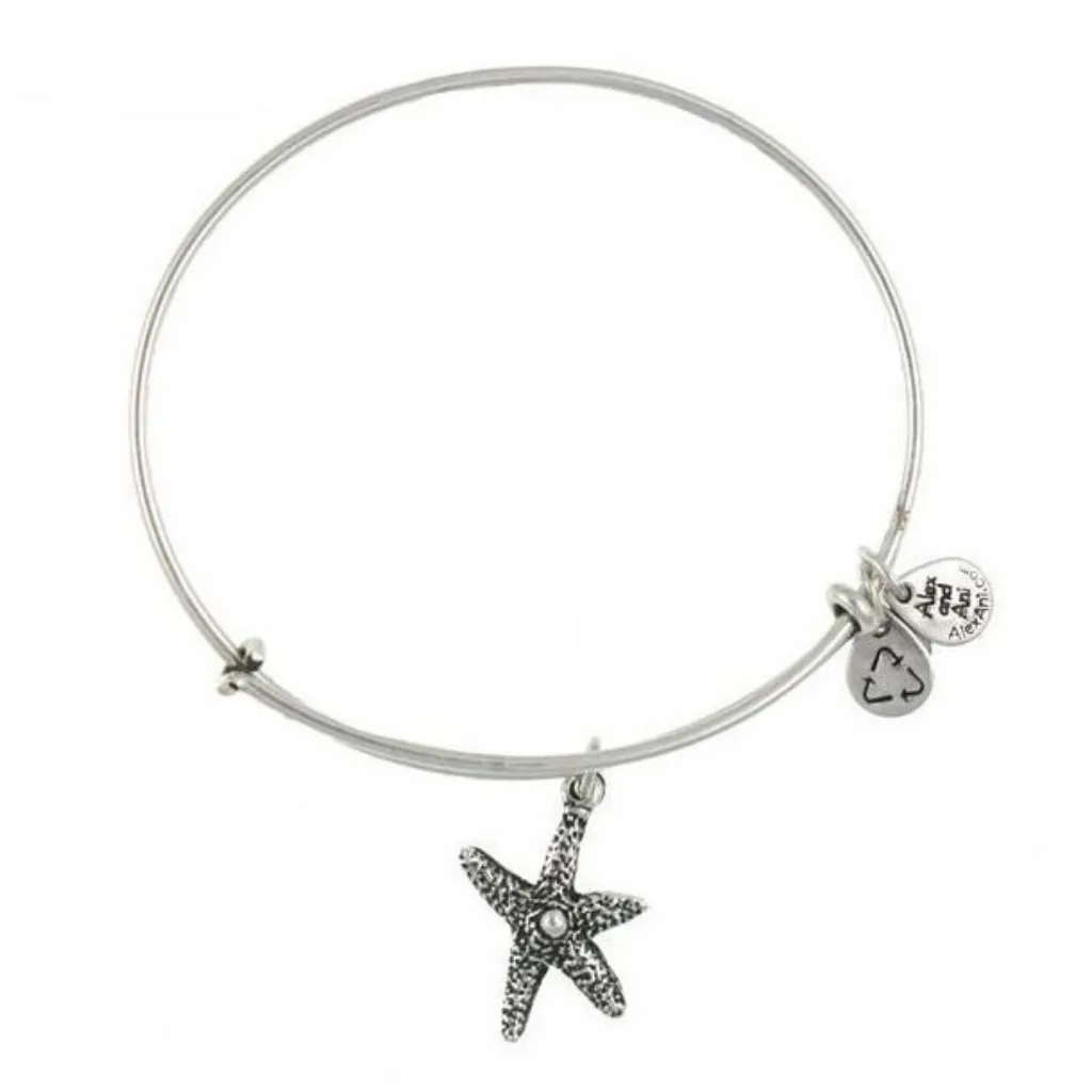 Starfish Charm Bangle
